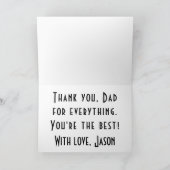 Vintage Camper Anhangeling Vaderdag Kaart (Binnen)