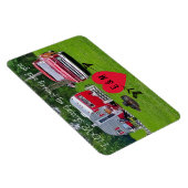 Vintage Camper Trailer en Truck Valentijnsdag Magneet (Rechterzijde)