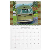 Vintage campers en retro caravan-reizen kalender (Feb 2027)