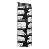 Vintage Campervan Vanlife Trailer Motorhome RV Thermosbeker (Geroteerd rechts)