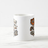 Vintage Camping Essentials Coffee Mug | Retro Outd Koffiemok (Center)