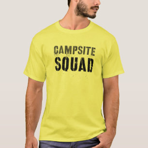 Vintage CAMPSITE SQUAD Summer Counselor Teacher Te T-shirt