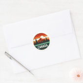 Vintage Canada Retro Berg Reis Badge Sticker (Envelop)
