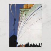 Vintage Canadees Briefkaart voor cruisereizen (Voorkant)