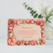 Vintage Candy Hearts Valentine Party Bedankkaart (Staand voorkant)