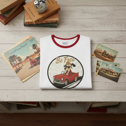Vintage Canine Cruiser Ringer Shirt