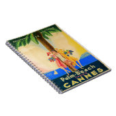 Vintage Cannes Frans Reizen Notitieboek (Rechterzijde)