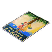 Vintage Cannes Frans Reizen Notitieboek (Linkerzijde)