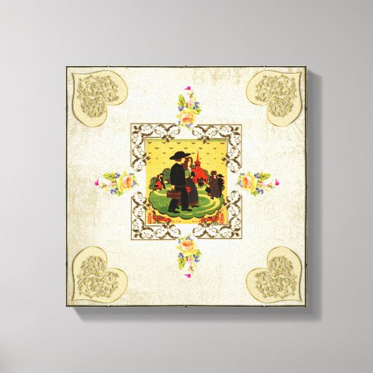 vintage canvas afdruk (Voorkant)