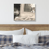 Vintage Canvas Afdruk (Insitu (Slaapkamer))
