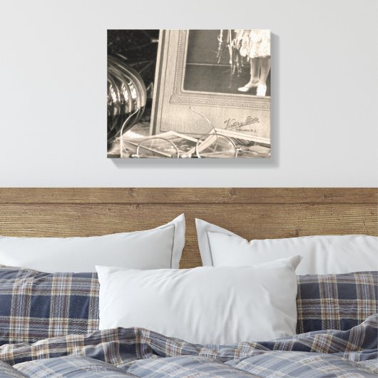 Vintage Canvas Afdruk (Insitu (Slaapkamer))