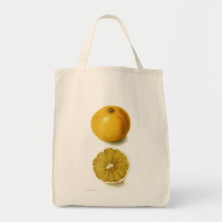 Vintage Canvas tas van verse pompelmoezen