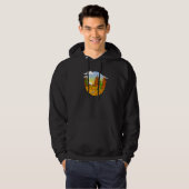 Vintage canyon desert landscape with cactus hoodie (Voorkant volledig)