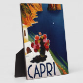 Vintage Capri Italy Travel Fotoplaat (Zijkant)