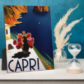 Vintage Capri Italy Travel Fotoplaat (Zijkant)