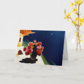 Vintage Capri Italy Travel Kaart (Gele Bloem)