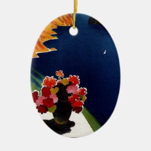 Vintage Capri Italy Travel Keramisch Ornament