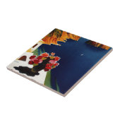 Vintage Capri Italy Travel Tegeltje (Zijkant)