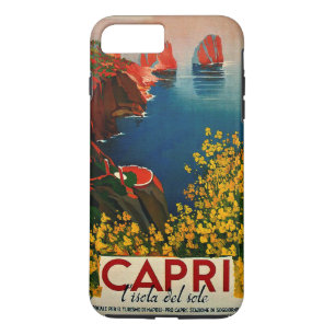 Vintage Capri L'Isola del Sole Italië Case-Mate iPhone Case