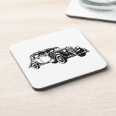 Vintage Car 1930s Cork Onderzetters (Linkerzijde)