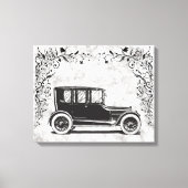 Vintage Car 4 Canvas Afdruk (Voorkant)