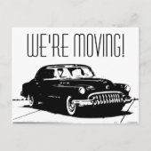 Vintage Car Aankondigingskaart (Voorkant)