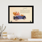 Vintage Car Ad Poster 1920 (Keuken)