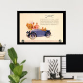 Vintage Car Ad Poster 1920 (Thuiskantoor)