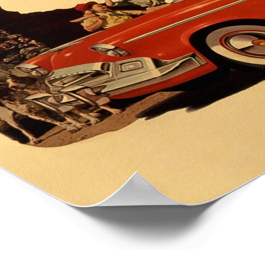 Vintage Car Advertisement Poster (Hoek)