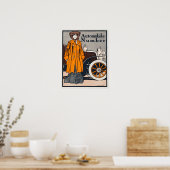 Vintage Car Advertisement Poster (Keuken)