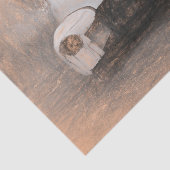 Vintage Car Antiek Rustic Sketch Art Ontkoppeling Tissuepapier (Detail)