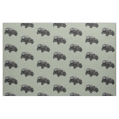 Vintage Car Art Fabric Stof (Fat Quarter)