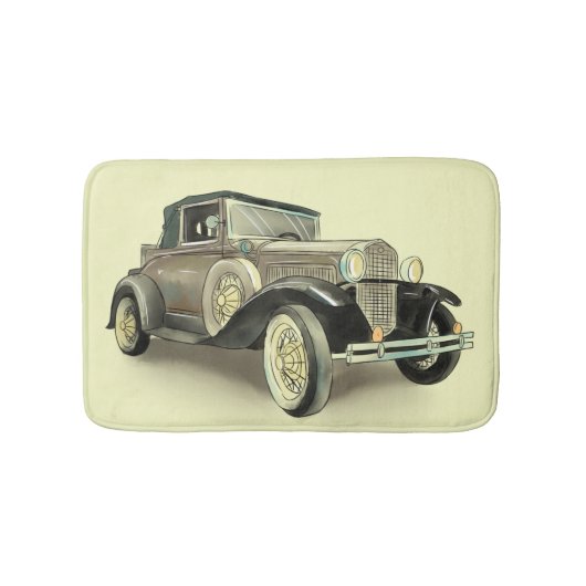 Vintage Car Bath Mat (Voorkant)