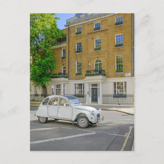 Vintage Car, Belgravia, Briefkaart Londen (Voorkant)