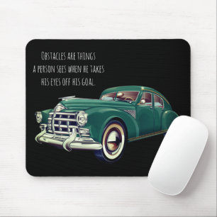 Vintage Car Best Quote Persoonlijke naam Muismat