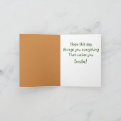 Vintage Car Birthday Kaart (Binnen)