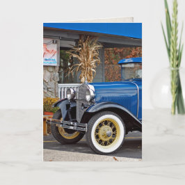 Vintage Car Birthday Kaart