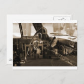 Vintage Car Briefkaart (Voorkant / Achterkant)