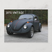 Vintage CAr Briefkaart (Voorkant)