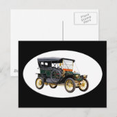 Vintage Car Briefkaart (Voorkant / Achterkant)