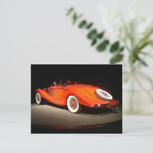 Vintage Car Briefkaart (Staand voorkant)