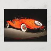 Vintage Car Briefkaart (Voorkant)