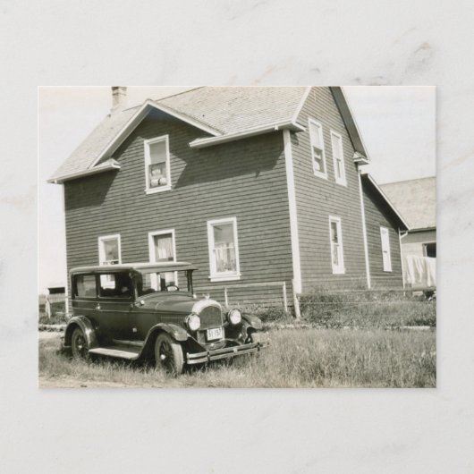 Vintage Car Briefkaart 1920 (Voorkant)