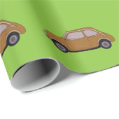 Vintage Car Cadeaupapier (Rol Hoek)