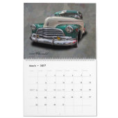 VINTAGE CAR CALENDAR KALENDER (Mar 2027)