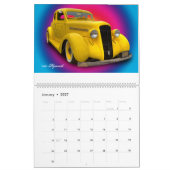 VINTAGE CAR CALENDAR KALENDER (Jan 2027)