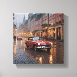 Vintage Car Canvas Afdruk