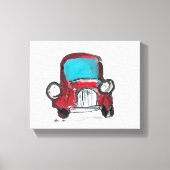 Vintage Car Canvas Afdruk (Voorkant)