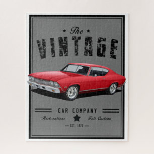 Vintage Car Chevelle Legpuzzel