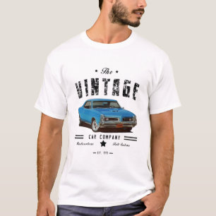 Vintage Car Company Blue GTO T-shirt